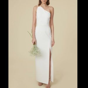 LAST CHANCE! DONATING TOMRROW! NWT WAYF One Shoulder Lenore Gown